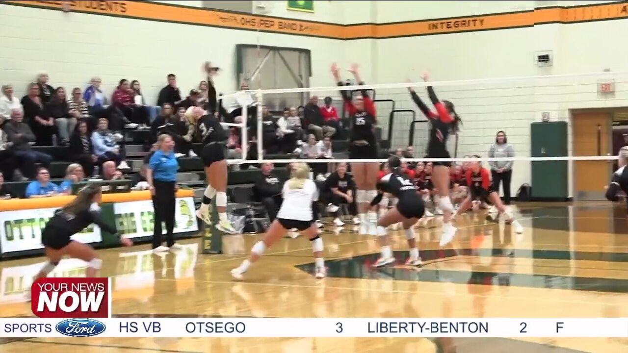 Parkway upsets defending champion Coldwater in D-VI volleyball district match